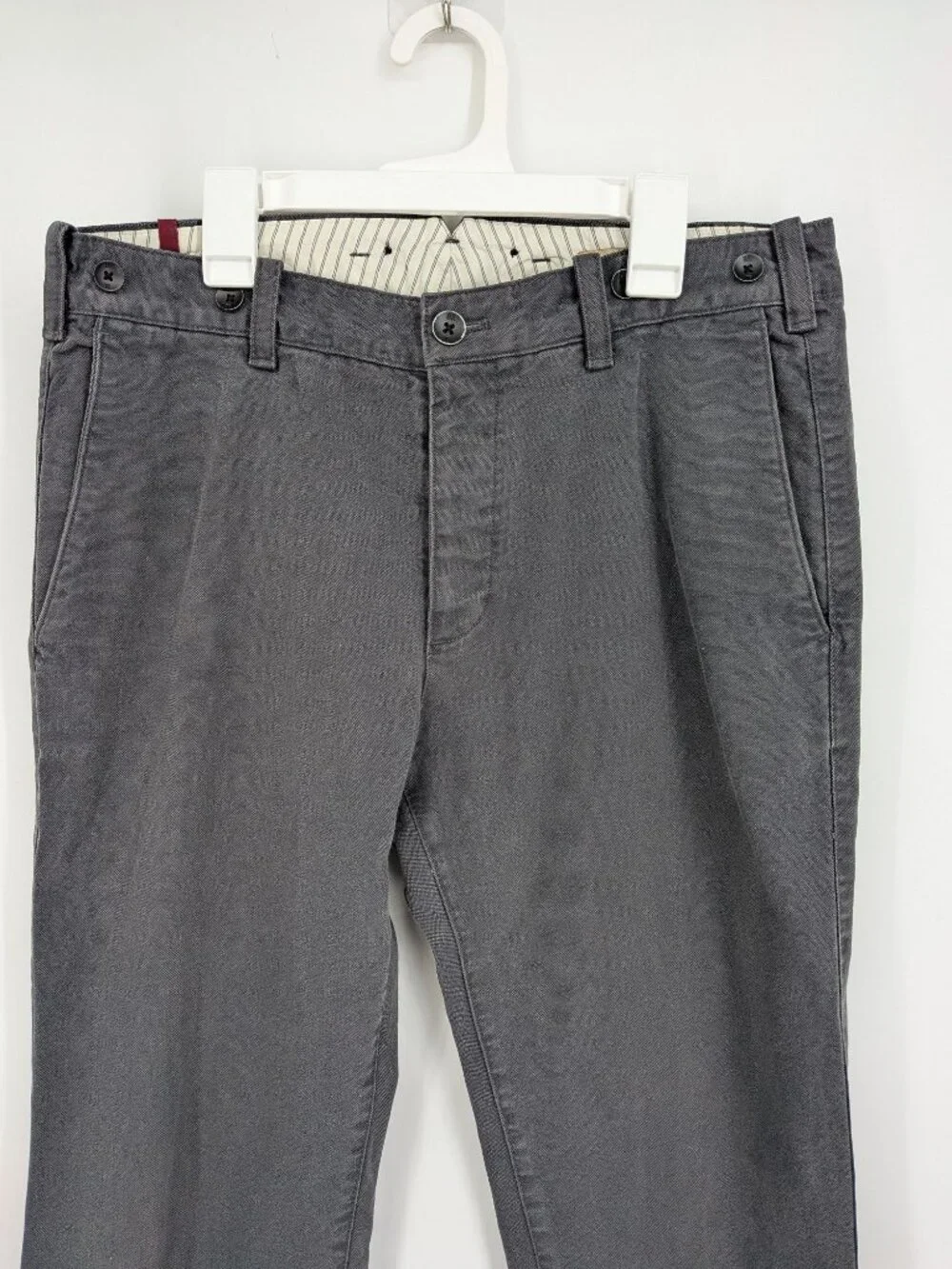 Banana Republic Straight Leg Chino Pants Minimalist Grunge Tailored Trousers 31